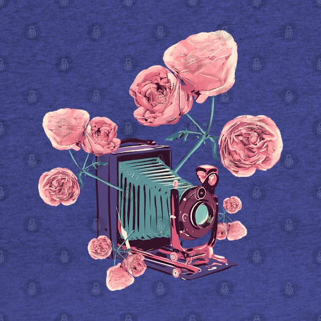 Vintage floral camera by Mimie20